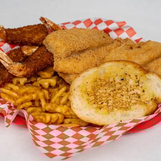 Grilled Catfish and Shrimp