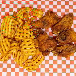 Wings & Fries - 5 Pieces