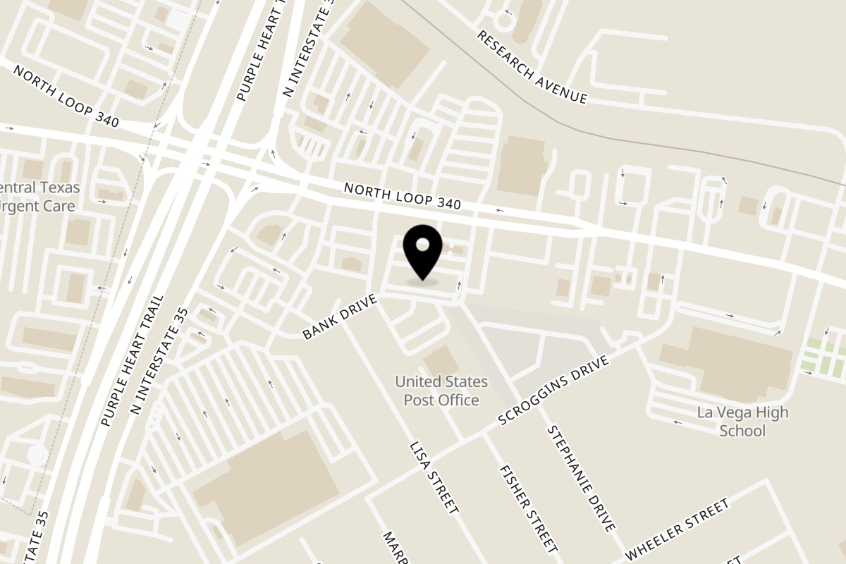 Map showing the location of Cajun Crab & Shrimp Bar & Grill Bellmead on 901 N Loop 340 ste. 4 in Bellmead